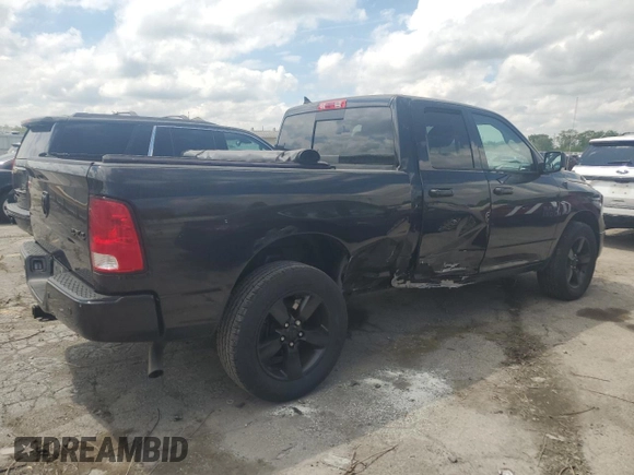 2018 Ram 1500 Big Horn z VIN 1C6RR7GG7JS308174, wystawiony jako Copart lot #56620395 z przebiegiem 81 971 mil mil oraz Czysty tytuł • Clean title. Historia ofert i sprzedaży dostępna na DreamBid. Obrazek 3.