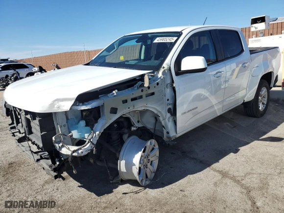 2022 Chevrolet Colorado 2WD LT with VIN 1GCGSCEN7N1247984, listed as a Copart auction lot 45985245 with 62,662 mi miles and Salvage Title. Bid and sale history available at carsss.com. Image 1.