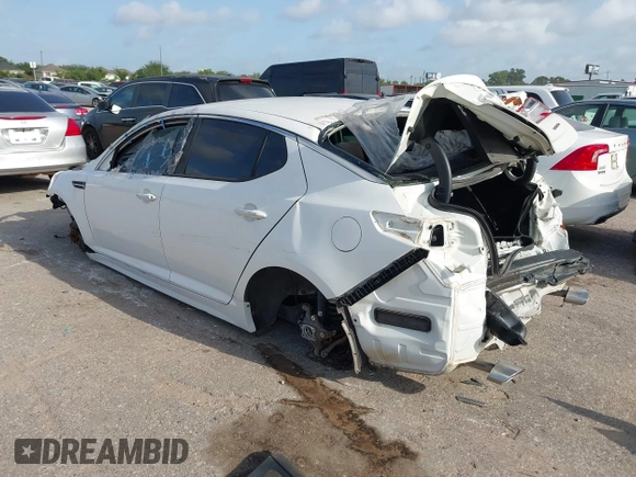 2015 Kia Optima LX with VIN KNAGM4A76F5568655, listed as a IAAI auction lot 42552279 with Not provided miles and . Bid and sale history available at DreamBid. Image 3.