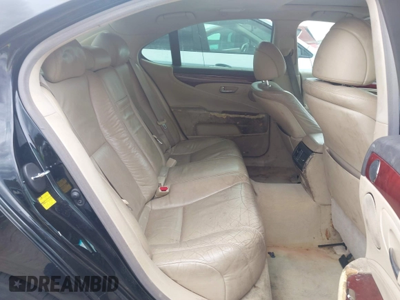 2009 Lexus LS 460 with VIN JTHBL46F395091038, listed as a IAAI auction lot 41723945 with 194,002 mi miles and . Bid and sale history available at DreamBid. Image 8.