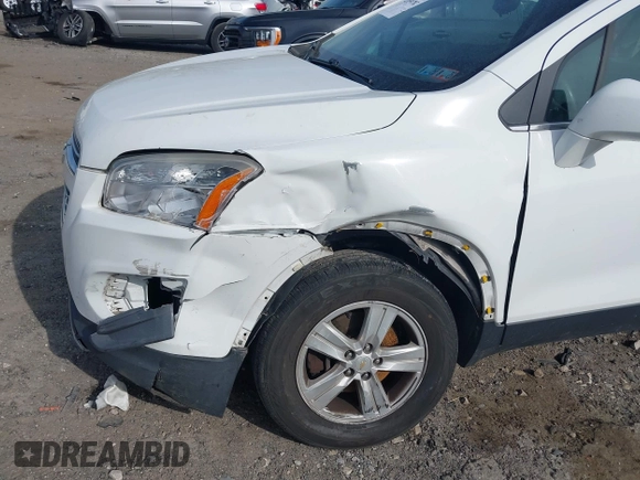 2016 Chevrolet Trax LT with VIN KL7CJPSB5GB605967, listed as a IAAI auction lot 42059782 with 125,212 mi miles and . Bid and sale history available at DreamBid. Image 6.