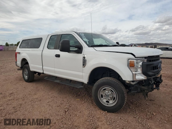 2021 Ford F-250 XL with VIN 1FT7X2B66MEC72939, listed as a Copart auction lot 47655455 with 116,305 mi miles and Salvage title. Bid and sale history available at DreamBid. Image 4.