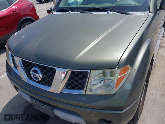 2005 Nissan Frontier LE with VIN 1N6AD07U05C449750, listed as a IAAI auction lot 42658701 with 104,630 mi miles and . Bid and sale history available at DreamBid. Image 6.
