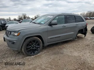 2021 Jeep Grand Cherokee Laredo X with VIN 1C4RJFAG5MC855915, listed as a Copart auction lot 52577035 with 37,253 mi miles and Salvage Title. Bid and sale history available at carsss.com. Image 1.