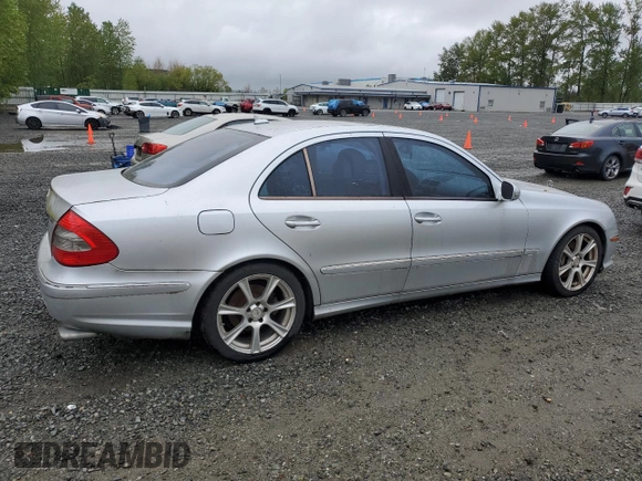 2009 Mercedes-Benz E-Class Luxury 3.5L with VIN WDBUF56X39B363877, listed as a Copart auction lot 54974735 with 221,870 mi miles and Clean Title. Bid and sale history available at carsss.com. Image 3.