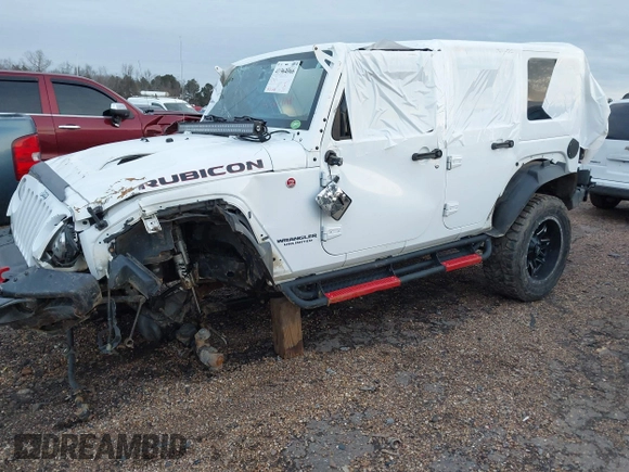 2017 Jeep Wrangler Unlimited Rubicon Recon with VIN 1C4BJWFG1HL577949, listed as a IAAI auction lot 41364066 with 83,246 mi miles and . Bid and sale history available at DreamBid. Image 2.