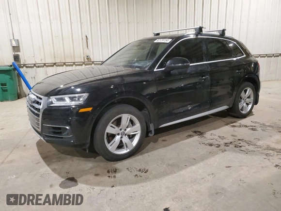 2019 Audi Q5 Prestige with VIN WA1CNAFY2K2132518, listed as a Copart auction lot 82126154 with 96,110 mi miles and Salvage Title. Bid and sale history available at carsss.com. Image 1.