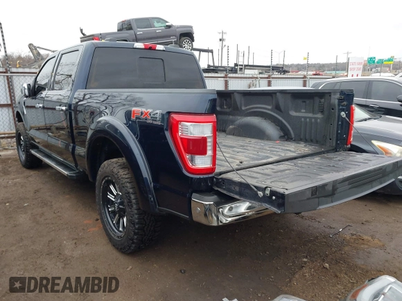 2022 Ford F-150 XL with VIN 1FTFW1ED9NFB61106, listed as a IAAI auction lot 41609143 with 73,391 mi miles. Bid and sale history available at carsss.com. Image 3.