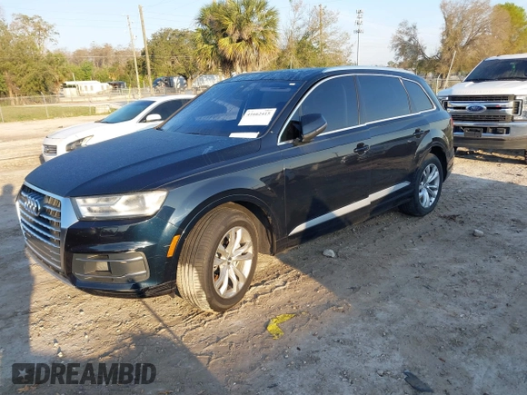 2017 Audi Q7 Premium with VIN WA1AAAF79HD026316, listed as a IAAI auction lot 41662415 with 84,436 mi miles and . Bid and sale history available at DreamBid. Image 17.