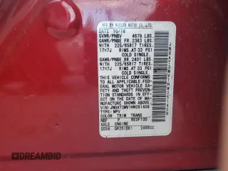 2017 Nissan Rogue SL z VIN JN8AT2MV1HW251409, wystawiony jako Copart lot #41426175 z przebiegiem Nie podano mil oraz Szkoda całkowita • Salvage title. Historia ofert i sprzedaży dostępna na DreamBid. Obrazek 14.