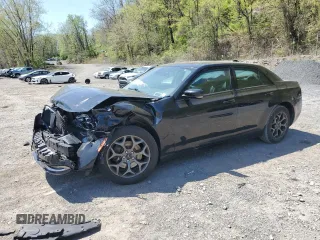 2018 Chrysler 300 with VIN 2C3CCAGG0JH165710, listed as a Copart auction lot 54843715 with 74,087 mi miles and Salvage Title. Bid and sale history available at carsss.com. Image 1.