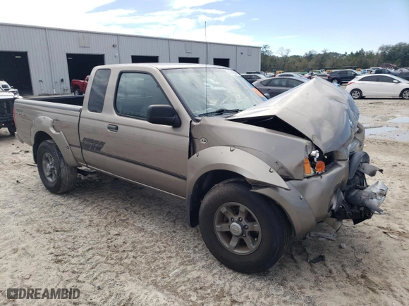 2004 Nissan Frontier 2WD XE Desert Runner with VIN 1N6ED26T44C404329, listed as a Copart auction lot 46780245 with 0 mi miles and Salvage Title. Bid and sale history available at carsss.com. Image 4.