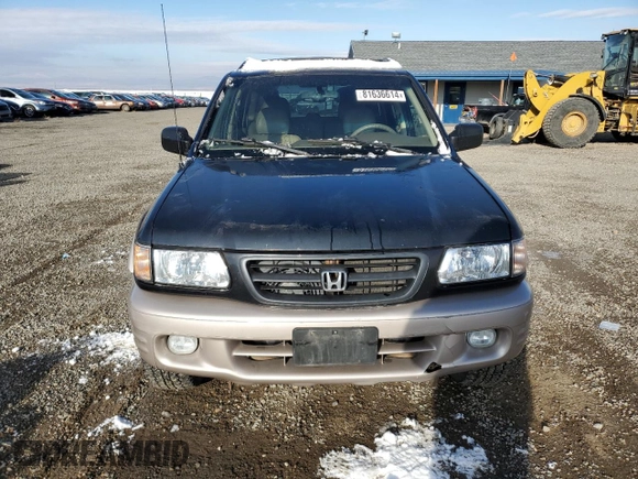 2001 Honda Passport LX z VIN 4S6DM58W014404165, wystawiony jako Copart lot #81636614 z przebiegiem 157 744 mil mil oraz Czysty tytuł • Clean title. Historia ofert i sprzedaży dostępna na DreamBid. Obrazek 5.