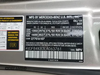 2020 Mercedes-Benz GLE 350 z VIN 4JGFB4KB3LA063761, wystawiony jako Copart lot #50104965 z przebiegiem 76 032 mil mil oraz Szkody całkowita. Historia ofert i sprzedaży dostępna na DreamBid. Obrazek 15.