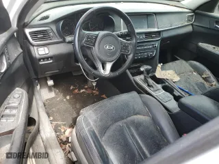 2017 Kia Optima EX with VIN 5XXGU4L35HG150891, listed as a Copart auction lot 49986905 with 98,419 mi miles and Salvage Title. Bid and sale history available at carsss.com. Image 8.