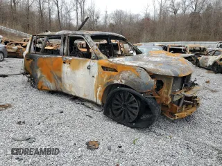 2022 Nissan Armada SL with VIN JN8AY2BAXN9390045, listed as a Copart auction lot 87619075 with 0 mi miles and Non Repairable. Bid and sale history available at carsss.com. Image 4.