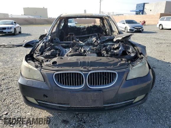2009 BMW 5 Series 528i with VIN WBANU53509C119867, listed as a Copart auction lot 44187515 with Not Provided miles and Non Repairable. Bid and sale history available at carsss.com. Image 5.