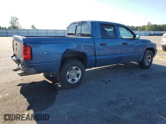 2005 Dodge Dakota ST with VIN 1D7HE28KX5S204098, listed as a Copart auction lot 69924624 with 326,213 mi miles and Salvage Title. Bid and sale history available at carsss.com. Image 3.
