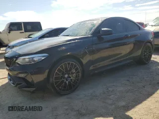 2021 BMW M2 Competition with VIN WBS2U7C09M7G58555, listed as a Copart auction lot 74292844 with 0 mi miles and Non Repairable. Bid and sale history available at carsss.com. Image 1.