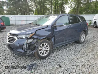2018 Chevrolet Equinox LT z VIN 3GNAXSEV0JS525612, wystawiony jako Copart lot #57794315 z przebiegiem 79 691 mil mil oraz Szkoda całkowita • Salvage title. Historia ofert i sprzedaży dostępna na DreamBid. Obrazek 1.