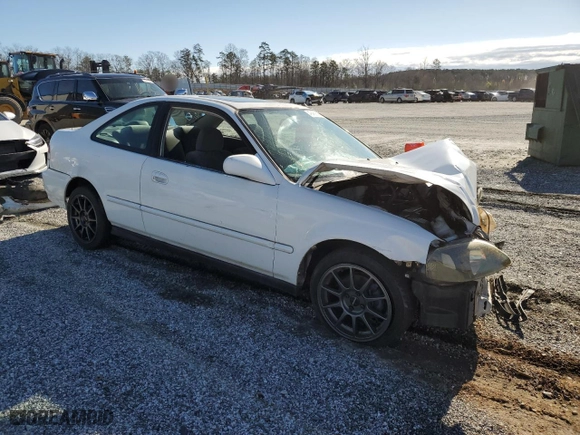 2000 Honda Civic EX with VIN 1HGEJ8243YL126866, listed as a Copart auction lot 49469035 with 198,103 mi miles and Salvage Title. Bid and sale history available at carsss.com. Image 4.