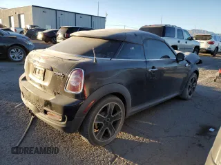 2012 MINI Coupe S z VIN WMWSX3C55CT155429, wystawiony jako Copart lot #78285654 z przebiegiem 78 238 mil mil oraz Szkody całkowita. Historia ofert i sprzedaży dostępna na DreamBid. Obrazek 3.