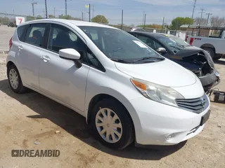 2016 Nissan Note S Plus with VIN 3N1CE2CP9GL367577, listed as a IAAI auction lot 41837179 with 54,262 mi miles and . Bid and sale history available at DreamBid. Image 1.
