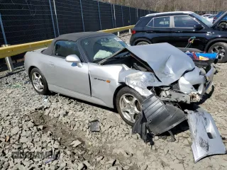2002 Honda S2000 with VIN JHMAP11412T003822, listed as a Copart auction lot 48801985 with 122,850 mi miles and Salvage Title. Bid and sale history available at DreamBid. Image 4.