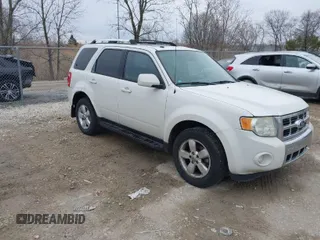 2011 Ford Escape Limited with VIN 1FMCU9EG6BKA51405, listed as a IAAI auction lot 42007801 with 162,904 mi miles. Bid and sale history available at carsss.com. Image 1.