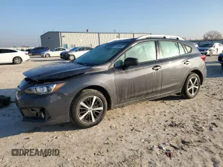 2022 Subaru Impreza Premium with VIN 4S3GTAD6XN3708191, listed as a Copart auction lot 41456945 with 49,778 mi miles and Clean title. Bid and sale history available at DreamBid. Image 1.