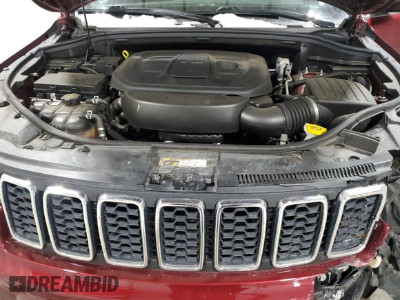 2020 Jeep Grand Cherokee Limited with VIN 1C4RJEBG4LC295246, listed as a Copart auction lot 42982055 with 75,796 mi miles and Non Repairable. Bid and sale history available at carsss.com. Image 12.
