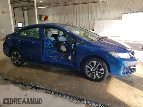 2014 Honda Civic Sedan EX with VIN 19XFB2F85EE236302, listed as a Copart auction lot 54536845 with 208,523 mi miles and Salvage Title. Bid and sale history available at carsss.com. Image 4.