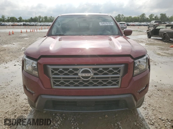 2024 Nissan Frontier SV with VIN 1N6ED1FJ0RN617797, listed as a Copart auction lot 54576125 with 9,183 mi miles and Salvage title. Bid and sale history available at DreamBid. Image 5.