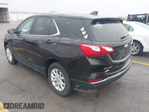 2019 Chevrolet Equinox LT z VIN 2GNAXUEV8K6232763, wystawiony jako IAAI lot #41711724 z przebiegiem 94 281 mil mil oraz . Historia ofert i sprzedaży dostępna na DreamBid. Obrazek 3.