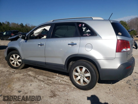 2012 Kia Sorento LX with VIN 5XYKTDA22CG243878, listed as a Copart auction lot 46580125 with 0 mi miles and Salvage Title. Bid and sale history available at carsss.com. Image 2.