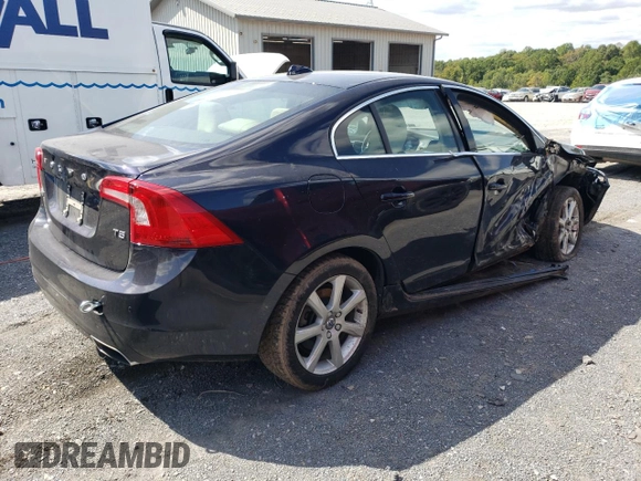 2016 Volvo S60 T5 Drive-E Premier with VIN YV126MFKXG2411504, listed as a Copart auction lot 68546593 with 131,597 mi miles. Bid and sale history available at carsss.com. Image 3.