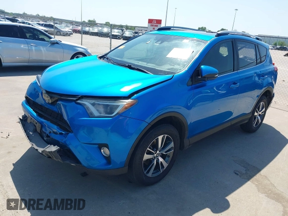 2018 Toyota RAV4 XLE with VIN JTMWFREV2JJ168557, listed as a IAAI auction lot 41994837 with 107,636 mi miles. Bid and sale history available at carsss.com. Image 18.