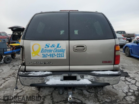 2001 GMC Yukon XL SLT z VIN 3GKFK16T91G124829, wystawiony jako Copart lot #41811355 z przebiegiem Nie podano mil oraz Szkoda całkowita • Salvage title. Historia ofert i sprzedaży dostępna na DreamBid. Obrazek 6.