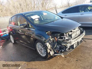 2015 Ford C-Max Energi SEL with VIN 1FADP5CU2FL105046, listed as a IAAI auction lot 41121048 with 162,442 mi miles. Bid and sale history available at carsss.com. Image 1.
