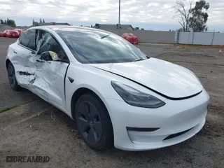 2022 Tesla Model 3 Long Range with VIN 5YJ3E1EB5NF364678, listed as a IAAI auction lot 41570361 with 17,792 mi miles. Bid and sale history available at carsss.com. Image 1.