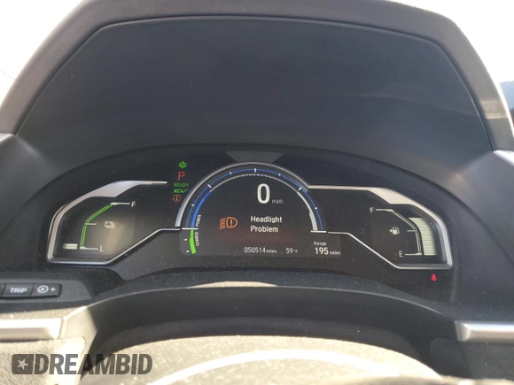 2019 Honda Clarity Touring z VIN JHMZC5F32KC004712, wystawiony jako Copart lot #42346305 z przebiegiem 50 514 mil mil oraz Szkoda całkowita • Salvage title. Historia ofert i sprzedaży dostępna na DreamBid. Obrazek 9.
