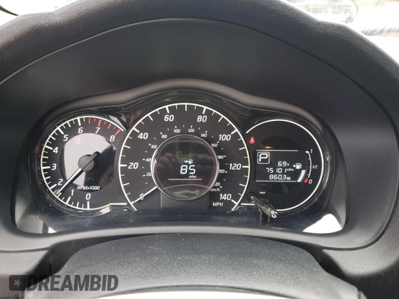 2015 Nissan Note SV with VIN 3N1CE2CP6FL438944, listed as a Copart auction lot 53444845 with 75,101 mi miles and Non repairable. Bid and sale history available at DreamBid. Image 9.