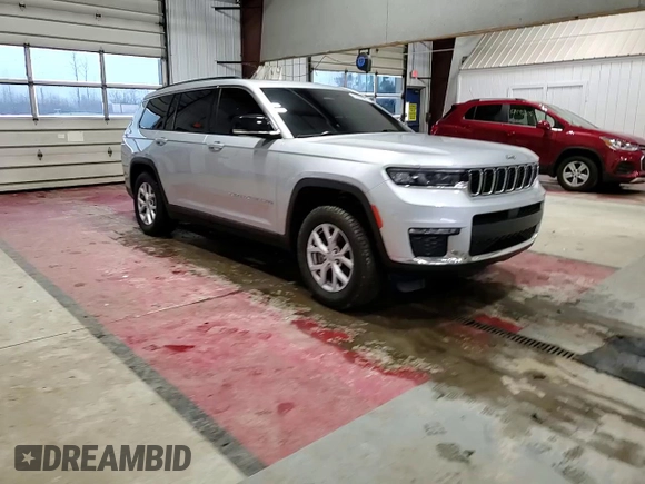 2021 Jeep Grand Cherokee Limited with VIN 1C4RJKBG0M8130202, listed as a Copart auction lot 55281825 with 51,208 mi miles and Salvage Title. Bid and sale history available at DreamBid. Image 12.