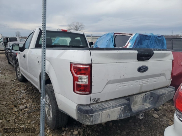 2019 Ford F-150 XL with VIN 1FTMF1C50KKC79325, listed as a Copart auction lot 84731164 with 100,643 mi miles and Salvage Title. Bid and sale history available at carsss.com. Image 2.