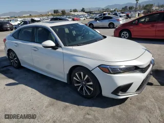 2022 Honda Civic Sedan EX with VIN JHMFE1F72NX000939, listed as a Copart auction lot 52257285 with 37,273 mi miles and Salvage Title. Bid and sale history available at carsss.com. Image 4.