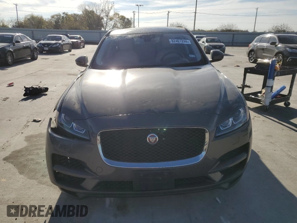 2017 Jaguar F-PACE 20d Prestige with VIN SADCK2BN7HA091953, listed as a Copart auction lot 82461244 with 94,523 mi miles and Salvage Title. Bid and sale history available at carsss.com. Image 5.