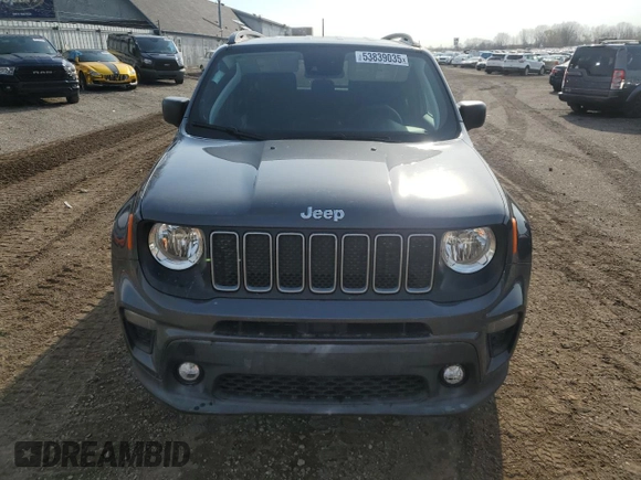 2022 Jeep Renegade Latitude with VIN ZACNJDB15NPN63267, listed as a Copart auction lot 53839035 with 43,141 mi miles and Salvage title. Bid and sale history available at DreamBid. Image 5.