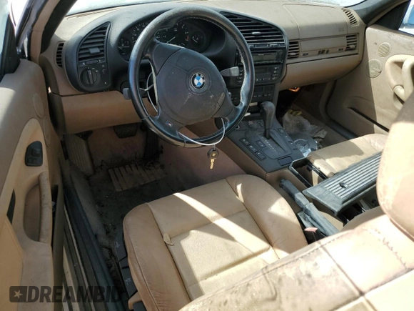 1999 BMW 3 Series 323icA with VIN WBABJ8337XEM24926, listed as a Copart auction lot 76509134 with 0 mi miles and Salvage Title. Bid and sale history available at carsss.com. Image 8.