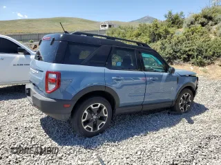 2024 Ford Bronco Sport Outer Banks with VIN 3FMCR9C60RRE65491, listed as a Copart auction lot 58210735 with 6,723 mi miles and Salvage title. Bid and sale history available at DreamBid. Image 3.