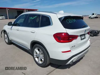 2020 BMW X3 sDrive30i with VIN 5UXTY3C00LLU71540, listed as a IAAI auction lot 41718918 with 91,501 mi miles. Bid and sale history available at carsss.com. Image 3.